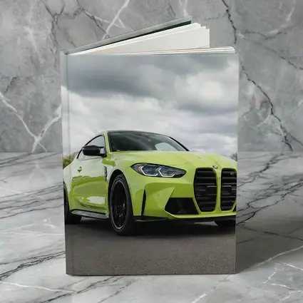 BMW M4 Lime Green Coupe Open Road