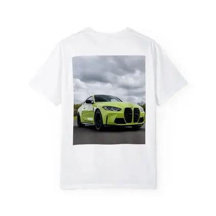 BMW M4 Lime Green Coupe Open Road