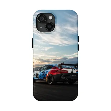 BMW M4 GT4 Racing on Open Road