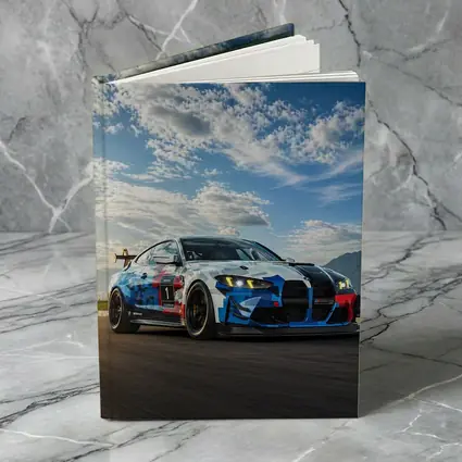 BMW M4 GT4 Racing Car Track Action