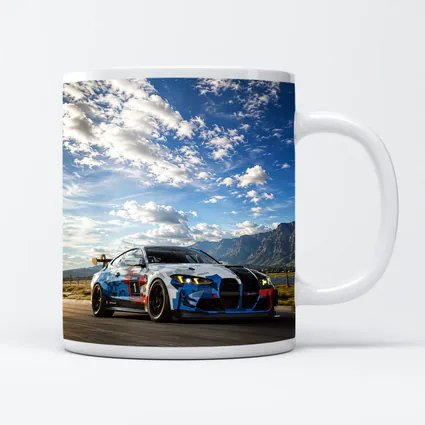 BMW M4 GT4 Race Car On Track
