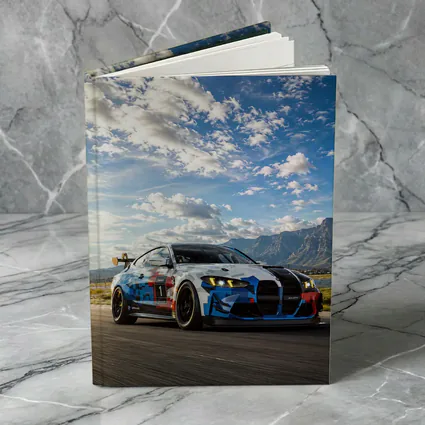 BMW M4 GT4 Race Car On Track