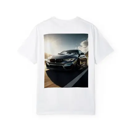 BMW M4 Dark Gray Racing on Open Road