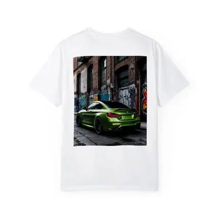 BMW M4 Green Coupe Urban Graffiti Street