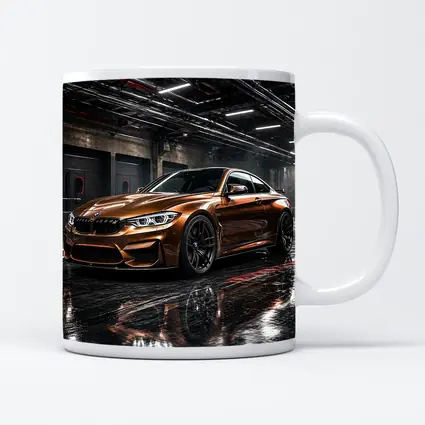 BMW M4 Bronze Coupe Dark Garage