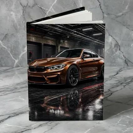 BMW M4 Bronze Coupe Dark Garage