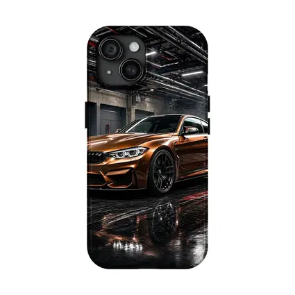 BMW M4 Bronze Coupe Dark Garage