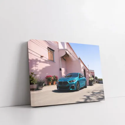 BMW M235i Gran Coupe Teal Mediterranean Street