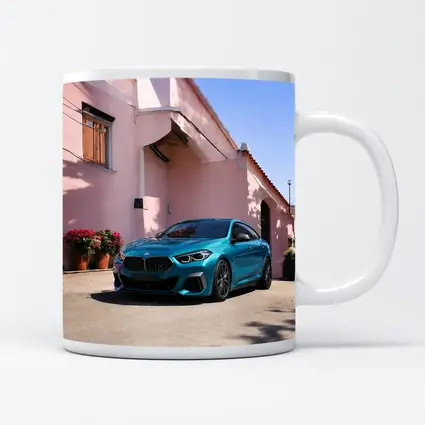 BMW M235i Gran Coupe Teal Mediterranean Street