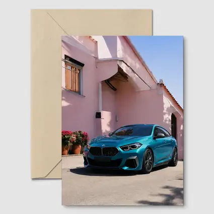 BMW M235i Gran Coupe Teal Mediterranean Street