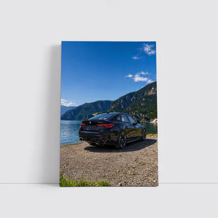 BMW M440i Gran Coupe Mountain Lake View