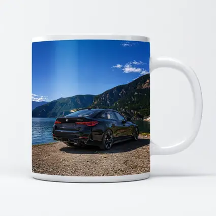BMW M440i Gran Coupe Mountain Lake View