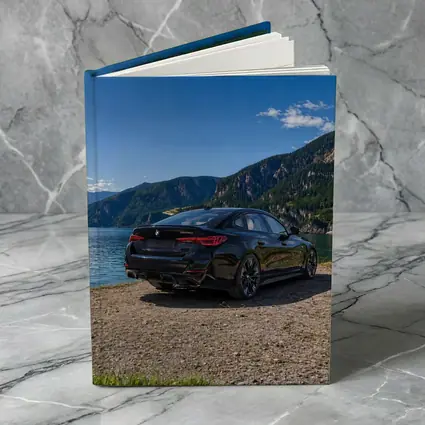 BMW M440i Gran Coupe Mountain Lake View