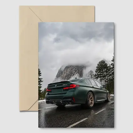 BMW M5 CS Green Mountain Road