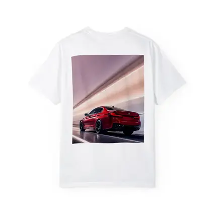 BMW M5 Red Tunnel High Speed