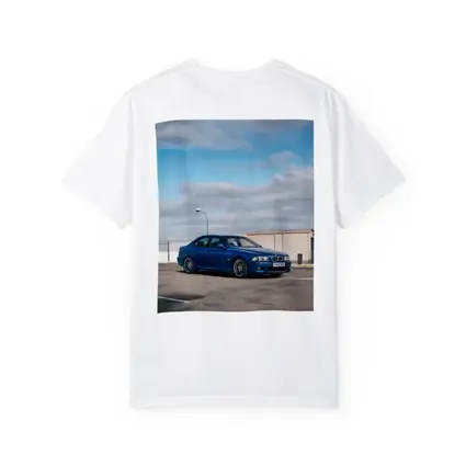 BMW M5 E39 Blue Sedan Parking Lot