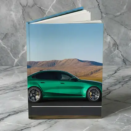 BMW M5 Sedan Green Desert Mountain Drive