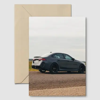 BMW M5 G90 Sedan Matte Gray Open Road