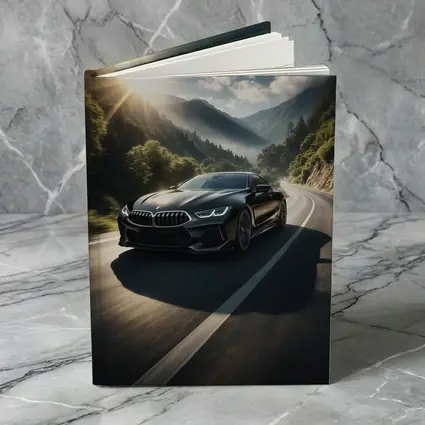 BMW M8 Black Coupe Mountain Road Drive
