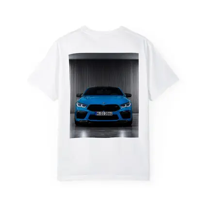BMW M8 Blue Front View Studio