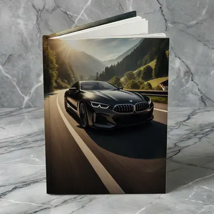 BMW M8 Black Coupe Mountain Road Drive