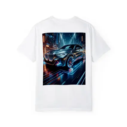 BMW X6 Neon Futuristic City Night