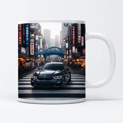 BMW Five Series Tokyo City Street