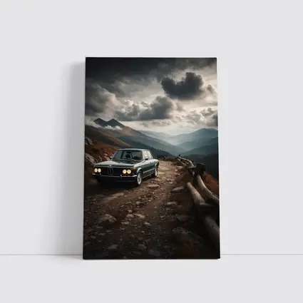 BMW 2002 Classic Car Mountain Road Drive