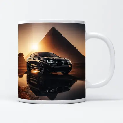 BMW X2 Black Egypt Pyramids Sunset