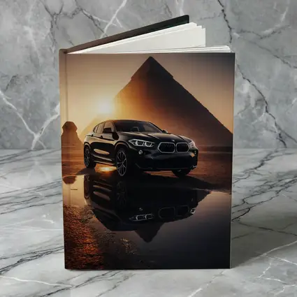 BMW X2 Black Egypt Pyramids Sunset