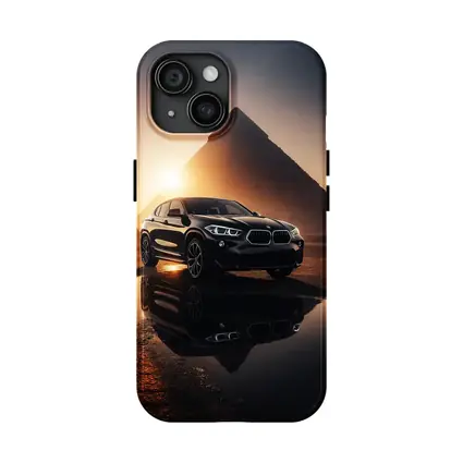 BMW X2 Black Egypt Pyramids Sunset