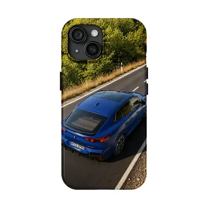 BMW X2 M35i Blue On Winding Road