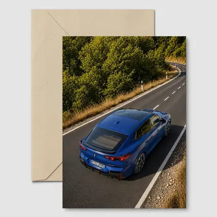 BMW X2 M35i Blue On Winding Road