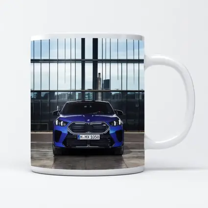 BMW X2 M35i Blue Front Urban Setting