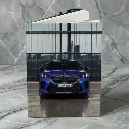 BMW X2 M35i Blue Front Urban Setting