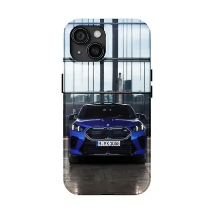 BMW X2 M35i Blue Front Urban Setting