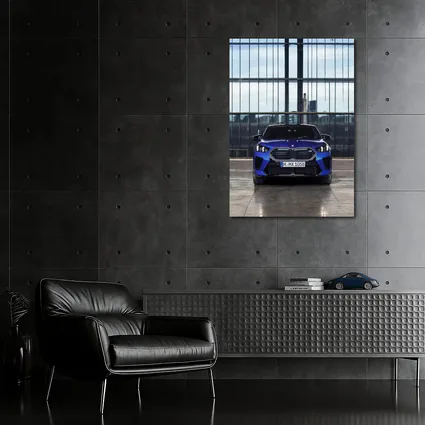 BMW X2 M35i Blue Front Urban Setting
