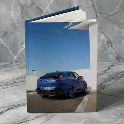 BMW X2 M35i Blue Rear Outdoor
