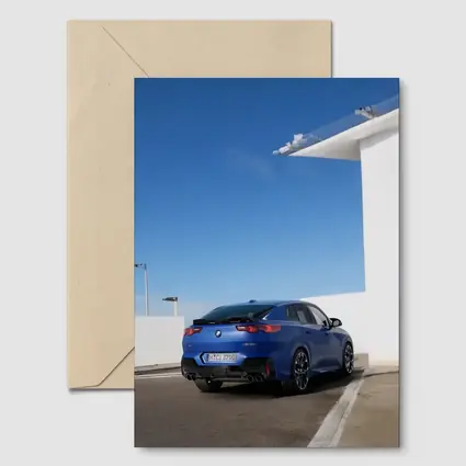 BMW X2 M35i Blue Rear Outdoor