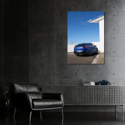 BMW X2 M35i Blue Rear Outdoor