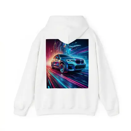 BMW X3 Neon Futuristic City Night Drive