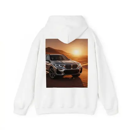 BMW X3 Silver SUV Desert Sunset