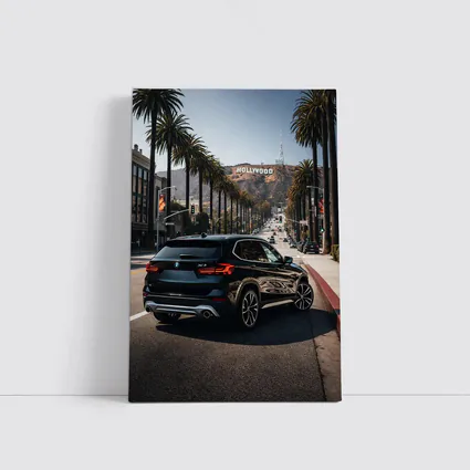 BMW X3 Black SUV Hollywood Los Angeles