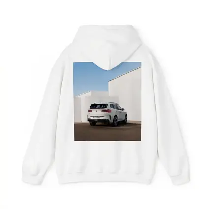 BMW X3 White SUV Minimal Architecture Background