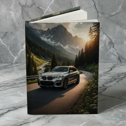 BMW X3 Silver SUV Mountain Road Drive