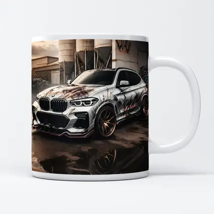 BMW X3 Custom Wrap Industrial Urban Setting