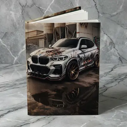 BMW X3 Custom Wrap Industrial Urban Setting