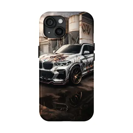 BMW X3 Custom Wrap Industrial Urban Setting