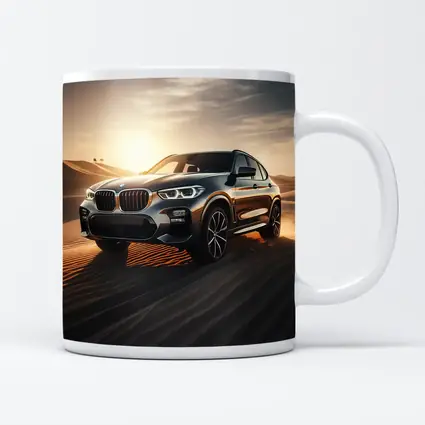 BMW X3 Crossing Golden Desert Dunes