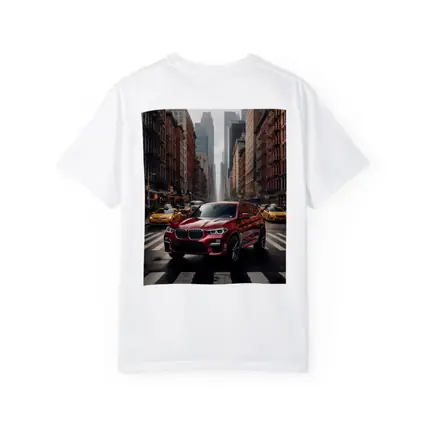 BMW X3 Red SUV New York City Streets